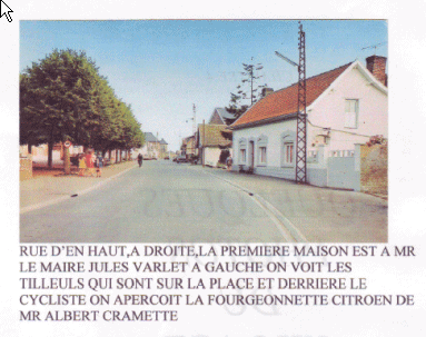 la rue pricipale pour aller sur oisy le verger